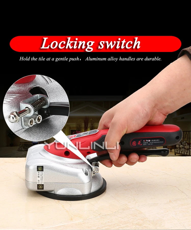 Brick Tiling Machine Portable Lithium Ceramic Tile Floor Wall Vibration Machine Automatic Floor Vibrator CN-K7