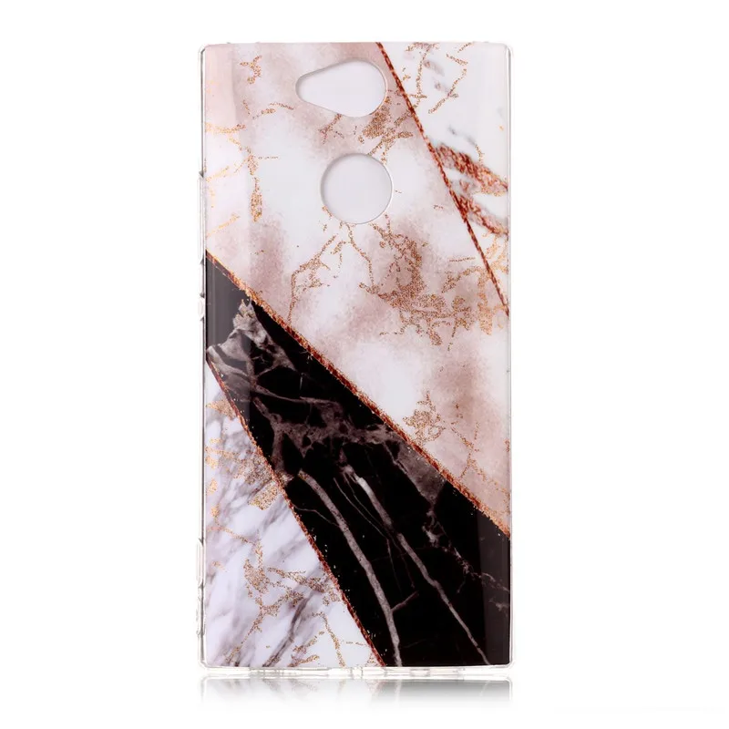 

Luxury Full Cover Soft Tpu Case For Sony Xperia L1 2 XA2 case Full Phone Marble Image Cover