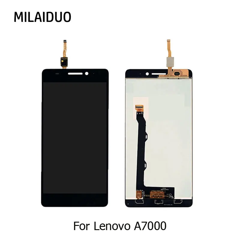 ЖК дисплей для LENOVO A7000 кодирующий преобразователь сенсорного экрана в сборе