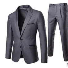 Двухкнопочный костюм из двух предметов деловой костюм для мужчин большие размеры женский костюм для работы для банкета с рисунком «гусиные лапки» хост костюм