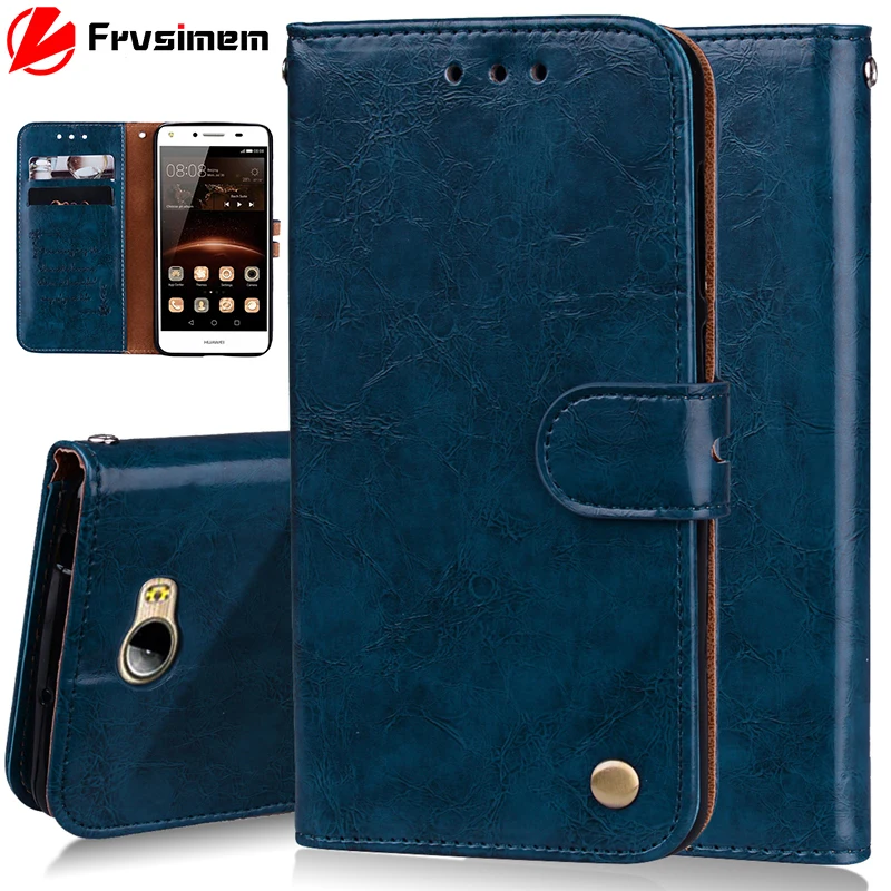 Кожаный чехол-кошелек для Huawei Y5II Y5 II/Y6 ii Compact CUN-U29 CUN-L21 Honor 5A CUN-L01 CUN U29 откидной