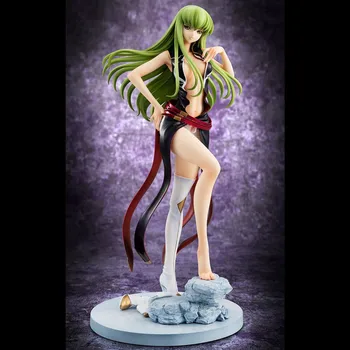 

1/8 Sclae Code Geass R2 Lelouch of The Rebellion C.C. Sexy Black Dress Ver Model PVC Anime Action Figure Decoration Doll 21cm