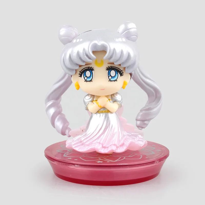 

Free Shipping Pretty Guardian Sailor Moon Anime Tsukino Usagi Princess Serenity Boxed 5.5cm PVC Action Figure Collection Model