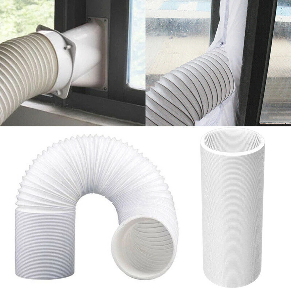 For Air Conditioner Spare Universal Office Parts Portable Exhaust Hose Kitchen Steel Wire Flexible Extension Tube Anti Static