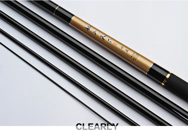Super Hard Taiwan Fishing Rod 19 Tune Carbon Ultra Light Fishing Hand Pole 2.7/3.6/3.9/4.5/5.4/6.3m Stream River Fishing Cane