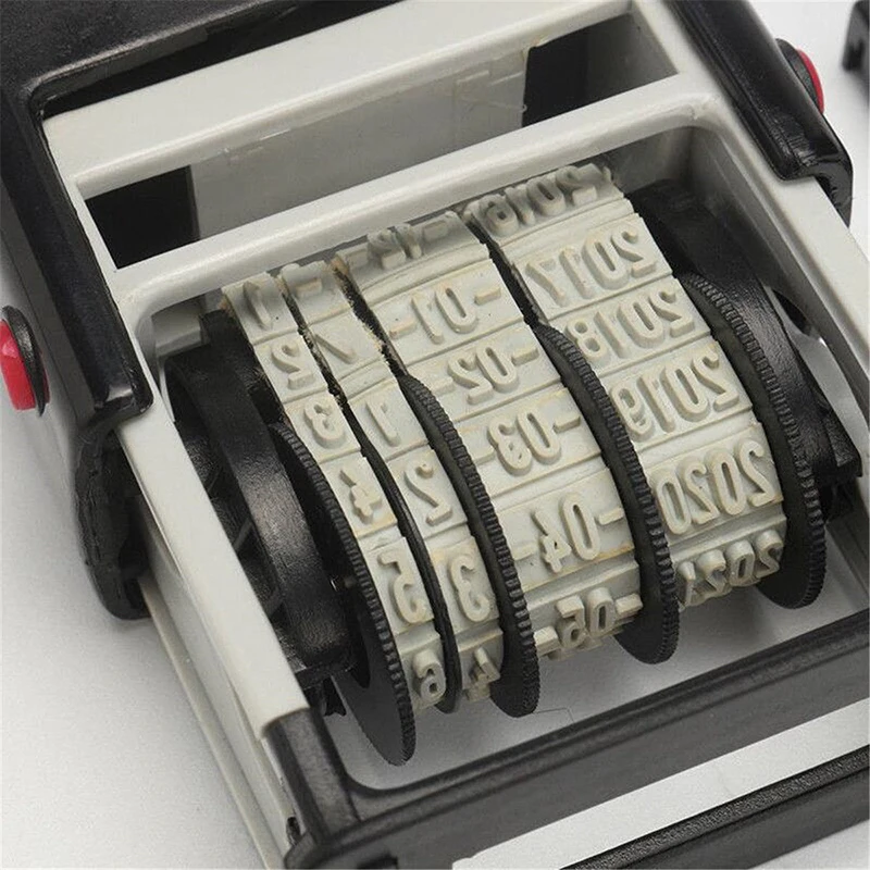 Practical Plastic S-300 Mini Date Stamp Mini Date Stamp Self-Inking Rubber Stamp Stationery for Business Office Supplies Emboss