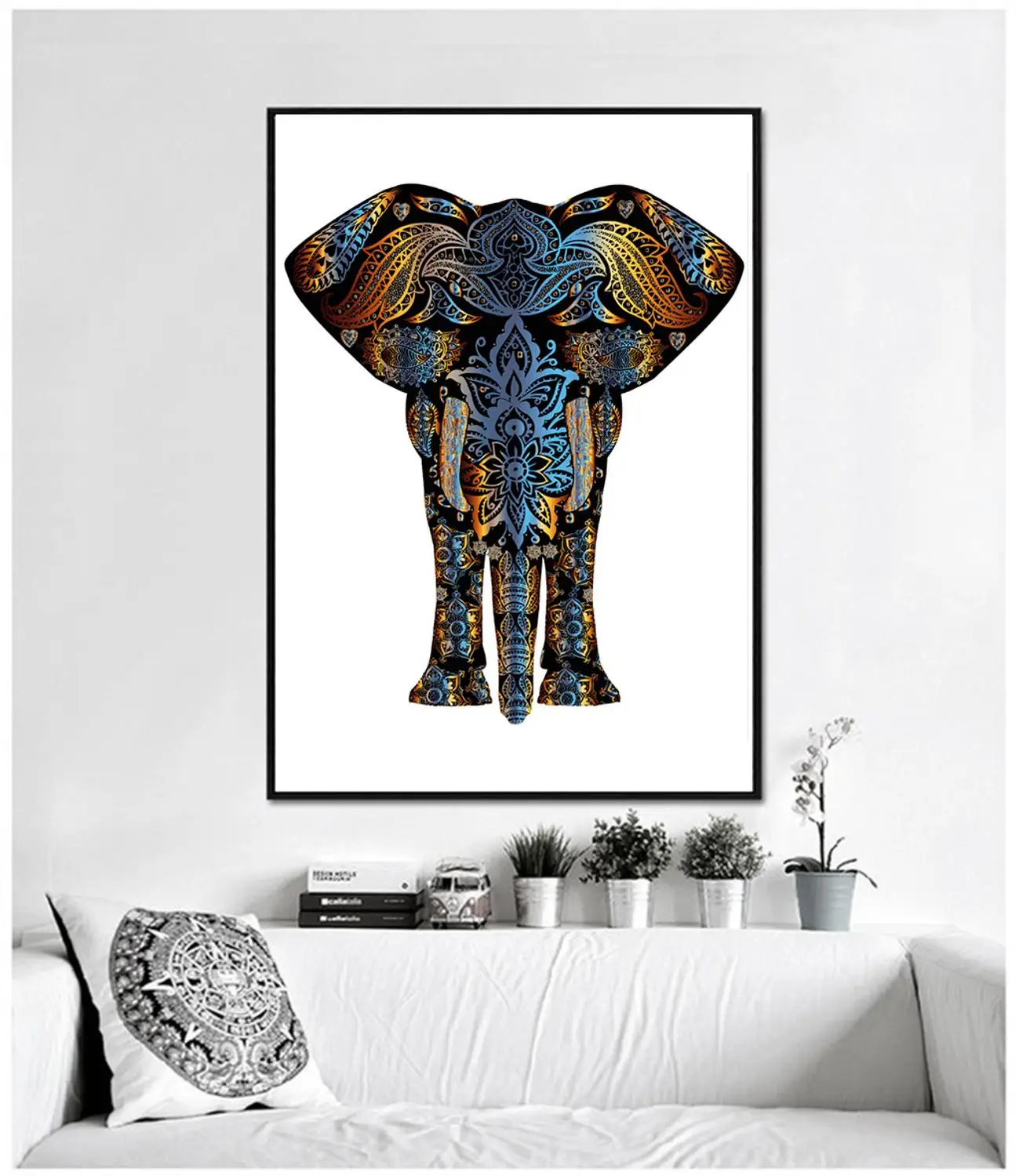 Unframed 1 Panel Canvas Art Animal Elephant Custom Wall Pictures Living