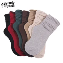 Женские хлопковые носки зимние яркие цвета, женские дизайнерские носки удобные винтажные носки для девочек 3 пар/лот = 6 шт