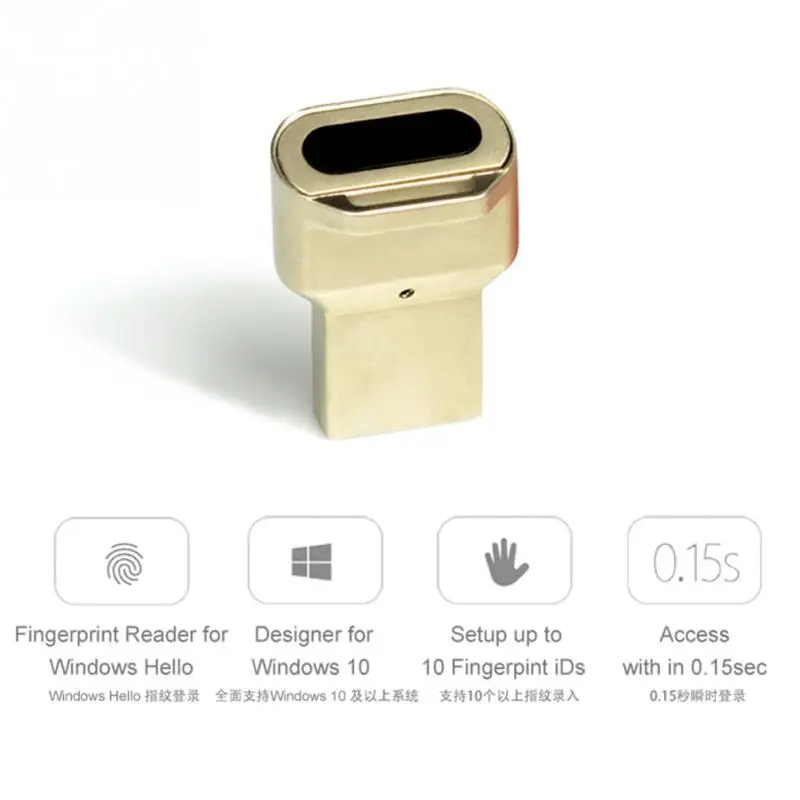 

Fingerprint Reader Mini USB Fingerprint Reader module device recognition for Windows 10 hello Biometric Security Key 360 touch