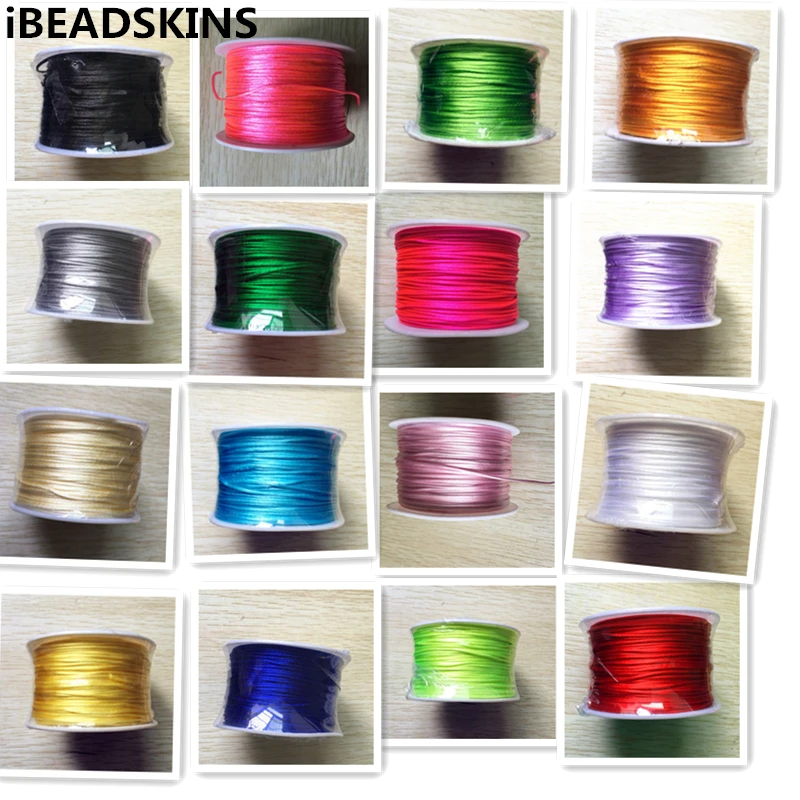 

3Rolls/lot 1mmx100 yards/roll (choose color) String nylon Jewelry Ropes Chinese Knot Line Beading Wire for Jewelery Finding