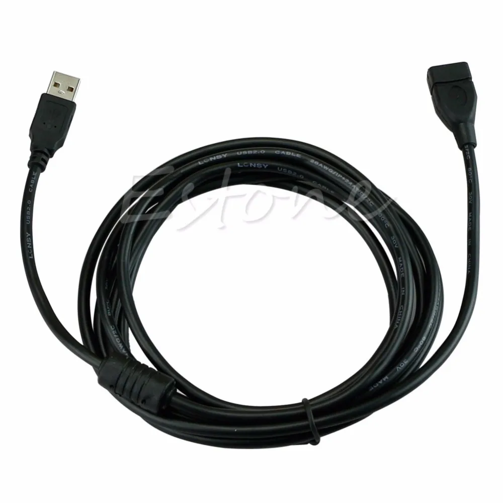 3 м 10FT USB 2,0 A Male к женскому удлинитель проводом для портативных ПК