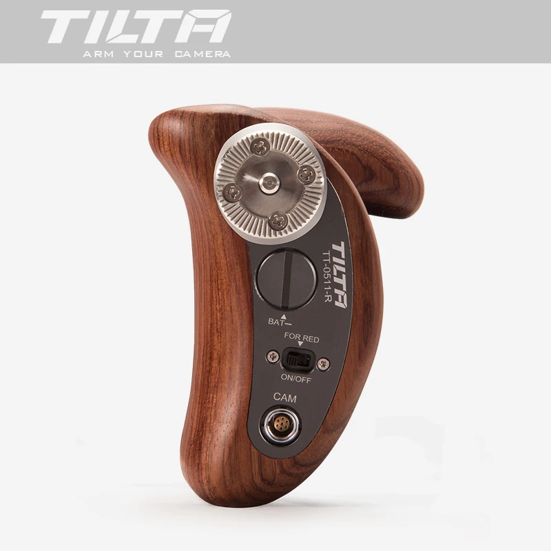 

TiLTA NEW TT-0511-R Wooden handle handgrip w/ REC Trigger Right handle For SONY A7 RED ARRI MINI BMD Canon film camera rig