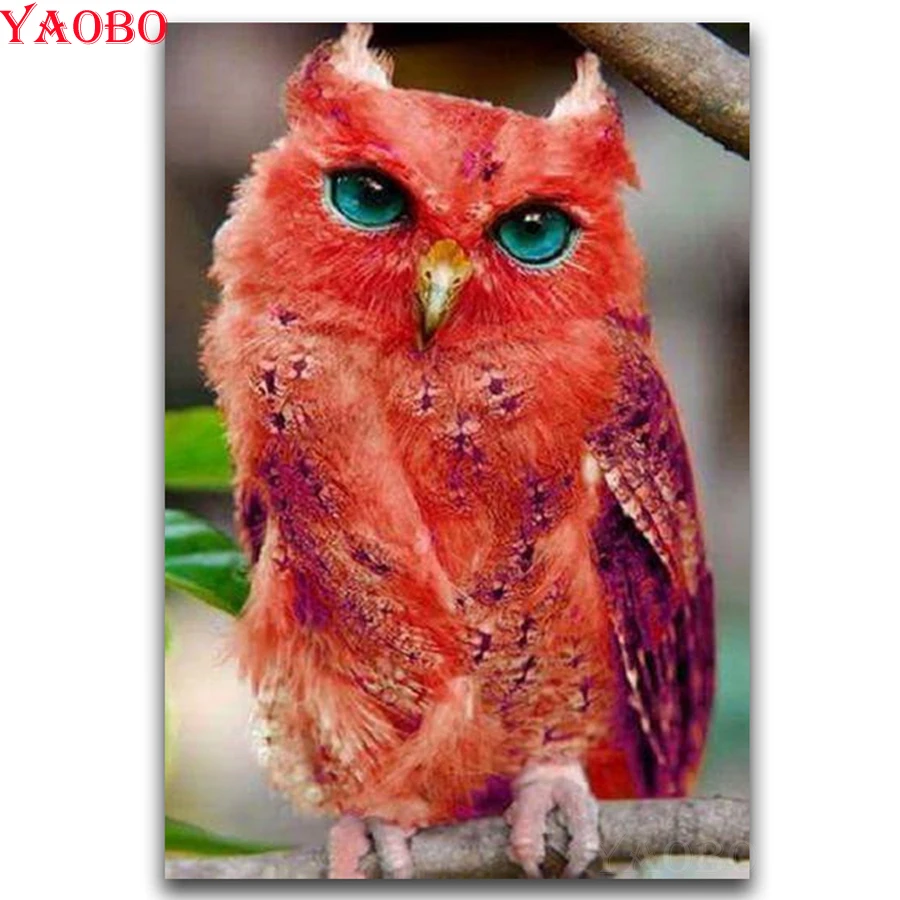 

diy handmade diamond painting animals owl cross stitch kit diamond embroidery mosaic home decor 5D FULL Square free shipping