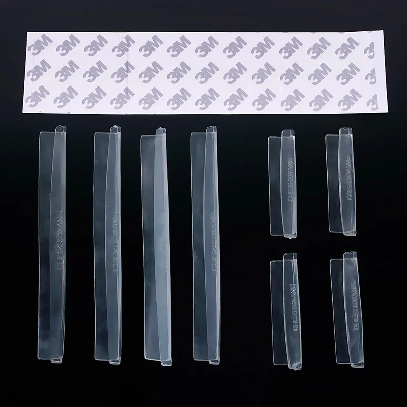 8Pcs/set Clear Car Door Edge Guards Trim Molding Protection Strip