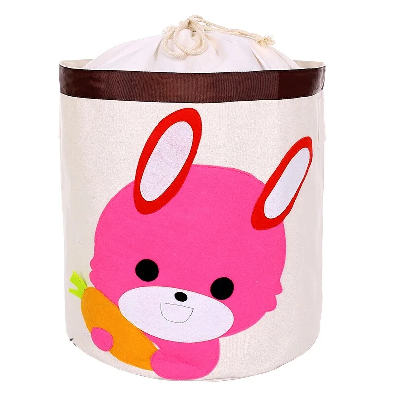 2019 جديد الكرتون الأطفال لعب صندوق تخزين سلة الغسيل القابلة للطي أشتات سلة التخزين صندوق تخزين ملابس دلو المنظم
