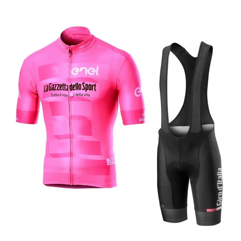 

2019 new Tour de France Champion ITALIA pink cycling jersey pro team Ropa Maillot Ciclismo Racing Bicycle cycle Clothes custom
