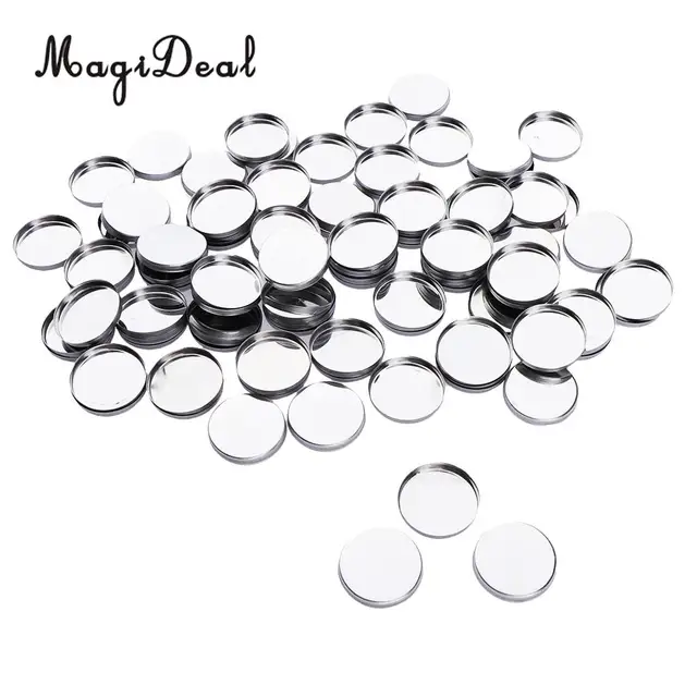 Bulk 100pcs Empty Eyeshadow Powder Eye Makeup Pans for Palette