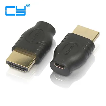 

1PCS HDMI Adapter HDMI Male to Micro HDMI Female Type D to HDMI 1.4 type A Male Cable Adaptor converter Black