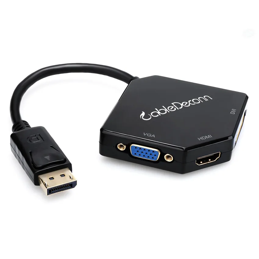 Адаптер для портов дисплея HDMI VGA DVI кабель DP конвертер штекер гнездо мульти порт