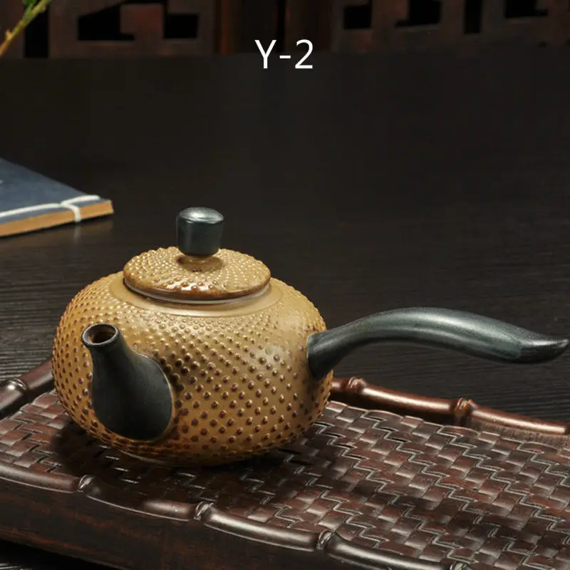 Керамический Китайский чайный горшок 245 мл фарфоровый чайный набор кунг-фу Celadon чайник винтажный Ручная роспись G - Цвет: Style Y-2