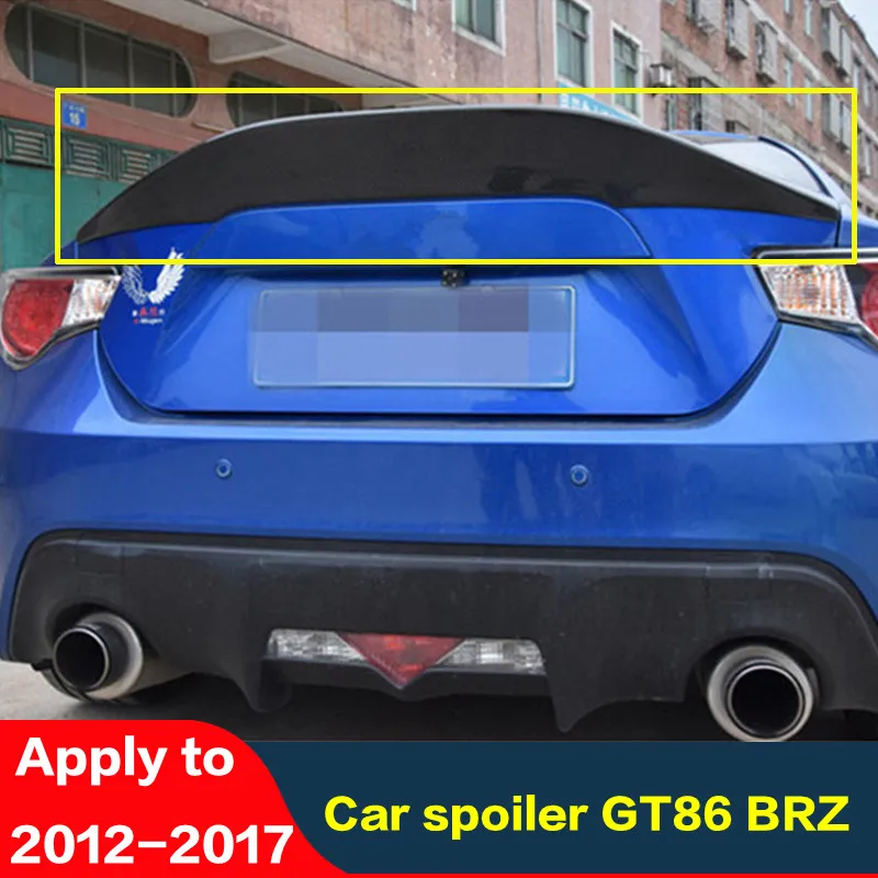 CEYUSOT для Toyota 86 Subaru BRZ аксессуары из настоящего углеродного волокна/FRP GT Спойлер