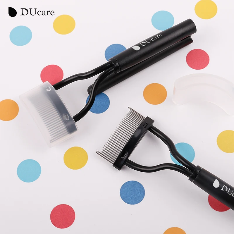 DUcare Новое поступление 1 шт. Складная Расческа для ресниц складная пластиковая щетка для бровей бигуди портативный необходимый инструмент для макияжа
