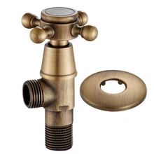 ITAS-5582 Европейский Ванная комната аппаратных меди Ретро Античная Кухня с ванная комната домашнего использования треугольник клапан характер клапан