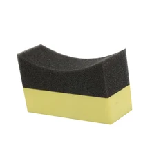 10 шт. профессиональная автомобильная шайба для колес, покрышки, покрышки, заправка, аппликатор, изогнутая поролоновая губка