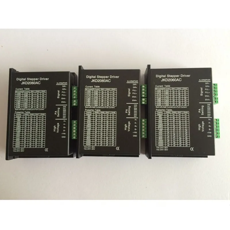 

3pcs/ lot , 2 Phase Stepper Motor Driver/digital Controller JKD2060 Peak 7.2A 256 Microstep 24V-80VDC