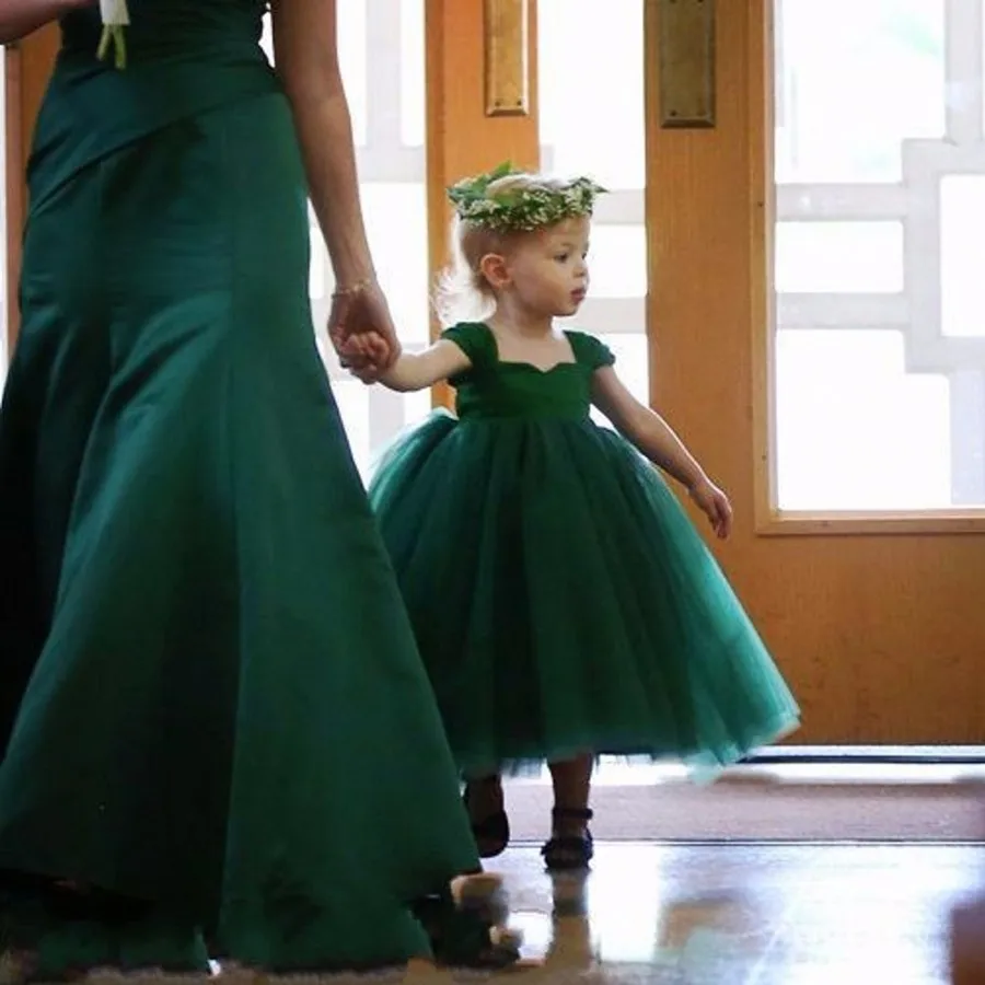 little girls green dress