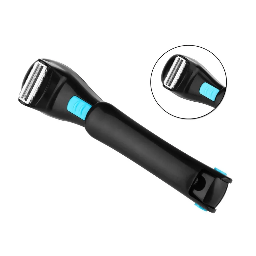 Household Electric Back Hair Shaver 180 Degrees Foldable Long Handle