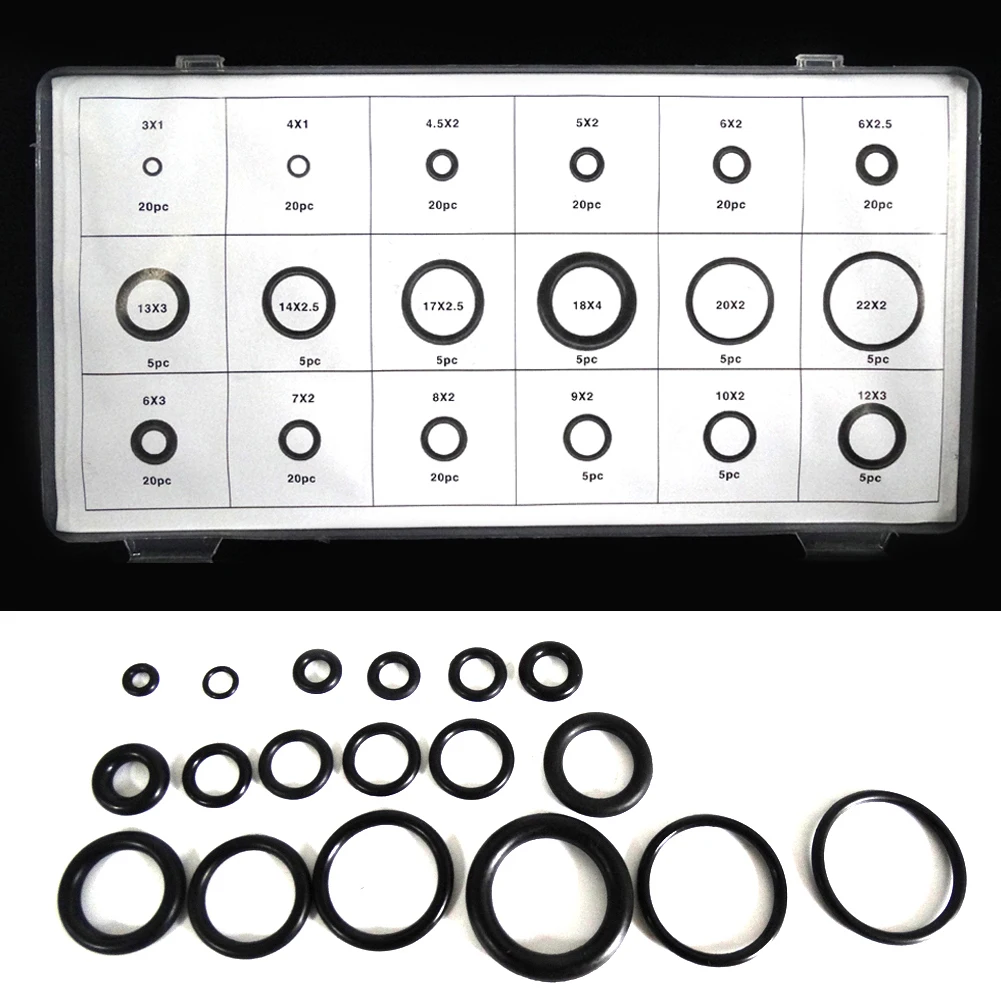 Метрическая система уплотнительное кольцо коробка с инструментами набор 225 шт. уплотнительное кольцо Ассортимент Набор инструментов Набор уплотнительное кольцо уплотнение прокладка палочки крючки Съемник Remover