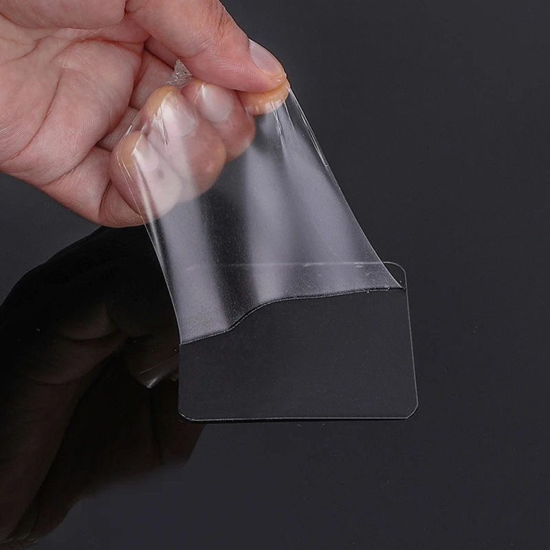 

New Double-sided Transparent Plastic Suction Cup Auxiliary Stickers Strong Without Trace Car Hook Magic Pad Car Magic Stickers