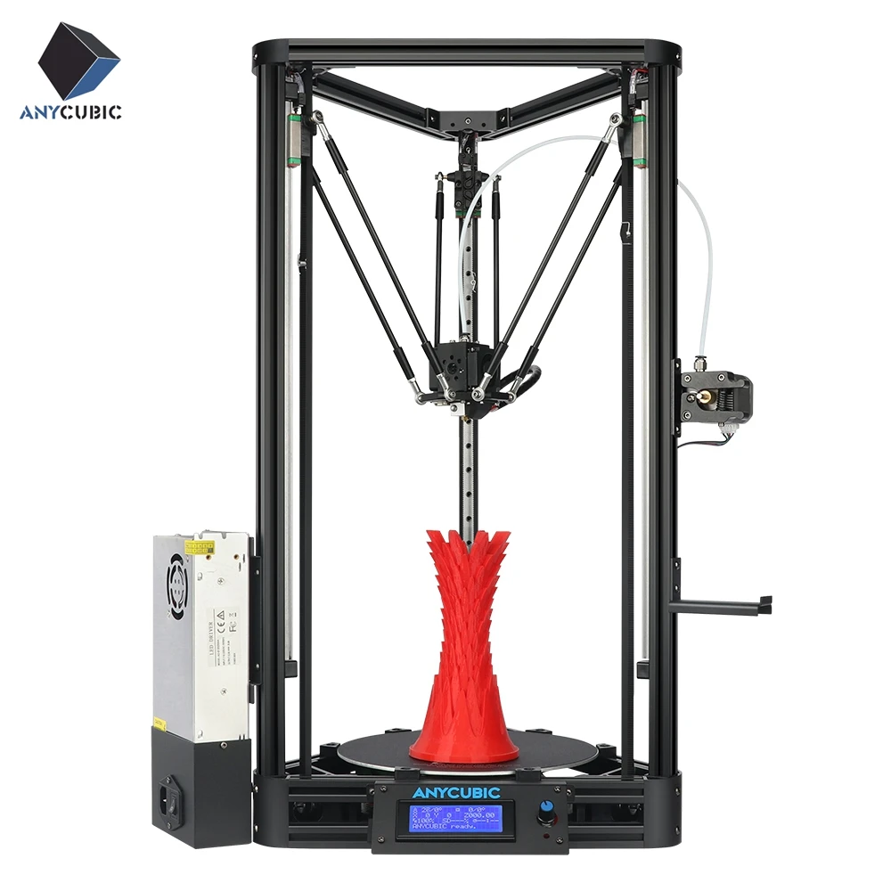 

ANYCUBIC Kossel 3D Printer Impresora 3D Auto-level Platform Pulley Linear Guide Plus Large Printing Size Desktop Diy Kit