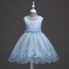 Вечерние фатиновые платья-пачки принцессы с цветочным рисунком для девочек, бальное платье на свадьбу, платье без рукавов для девочек, платья с вышитыми цветами