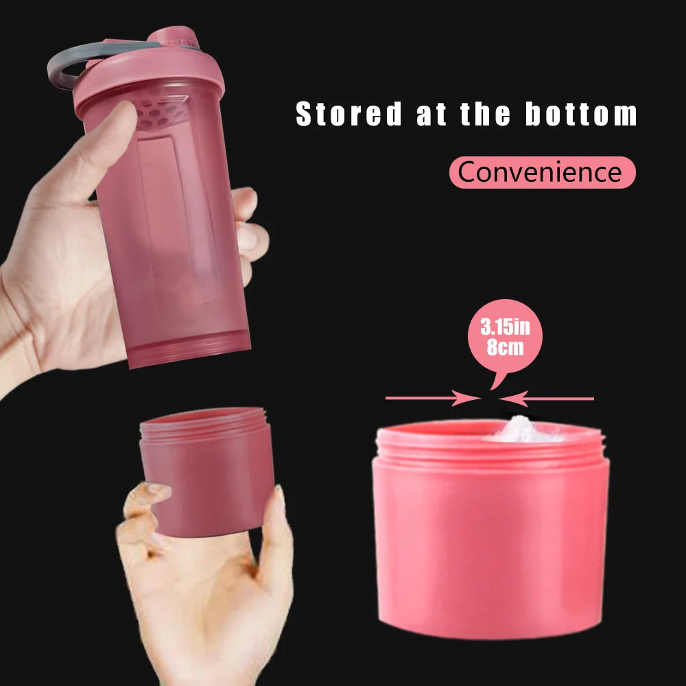 Woman Sport Whey Protein Shaker Bottle Water Bottle 600ML Girl BPA Free Leak Proof Gym Fitness Training Sport Nutrition protein bottle protein shaker cup shaker bottle sports water bottle