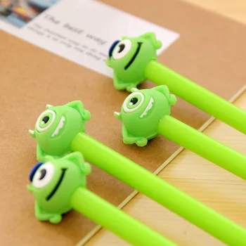 

1Pcs New Cute Cartoon Big Eye Mike Novelty Pen Gel Pen Office School Gift Stationery Pen E0316