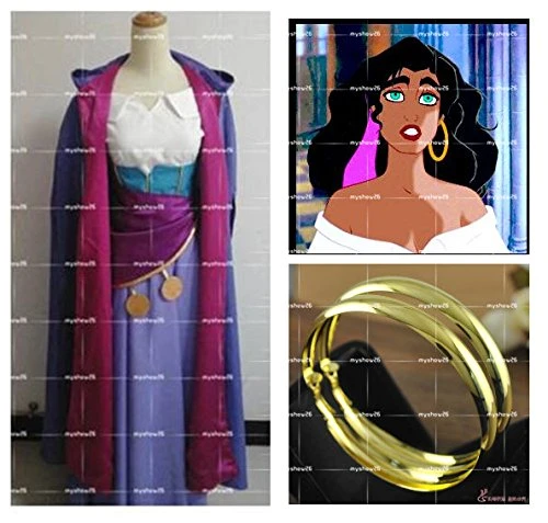 ノートルダムのせむし男エスメラルダドレスハロウィンカーニバルコスプレ衣装イヤリング Hunchback Of Notre Dame Cosplay Costumecostume Cosplay Aliexpress