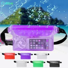 30 шт. ПВХ Водонепроницаемый талии чехол сумка Pounch на открытом воздухе дрейф плавание случае телефон защитить телефон для наружного Приключения