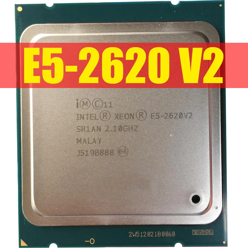 Intel Xeon Processor E5 2620 V2 Cpu 2.1 Lga 2011 Sr1an 6-core Server ...