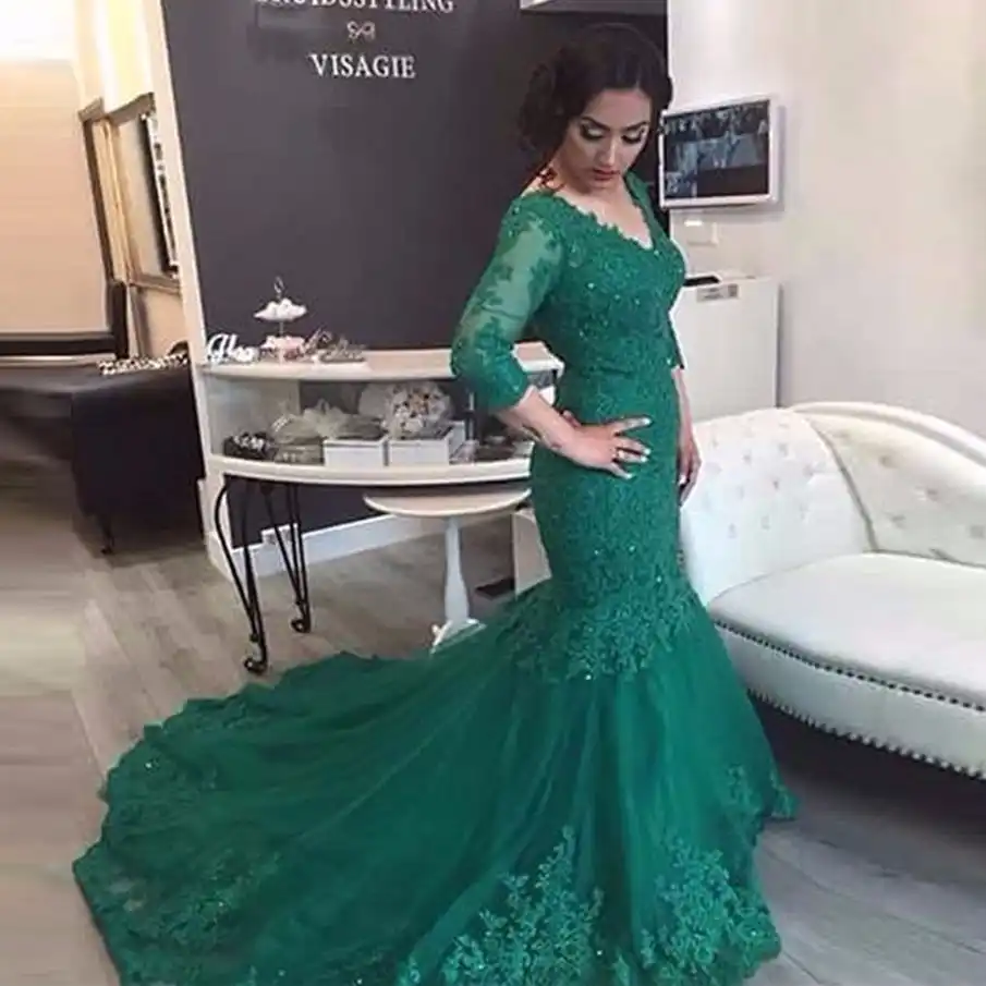 green gown for engagement
