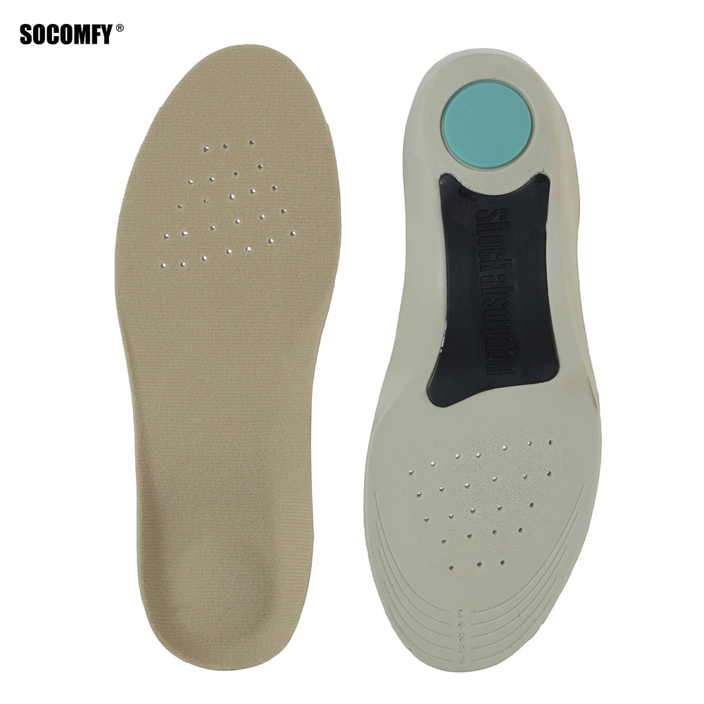 SOCOMFY Orthotics Sports Insoles Arch Support Orthopedic Insoles ...