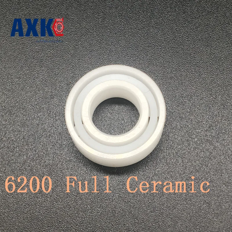Axk 6200 Полный керамический подшипник (1 шт.) 10*30*9 мм Zro2 материал 6200ce полностью из