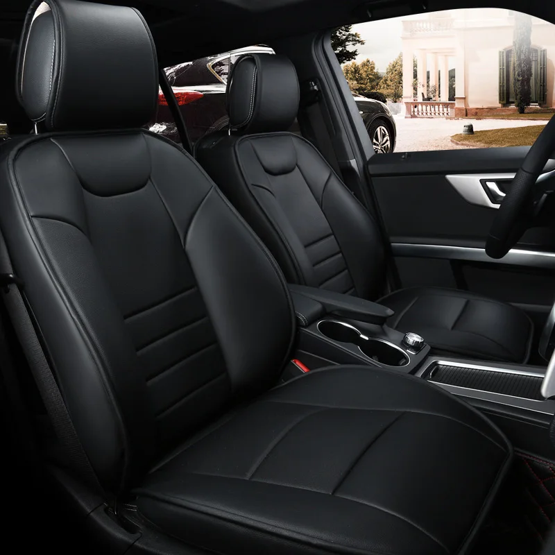 Genuine leather font b car b font seat cover set customization the 99 font b car