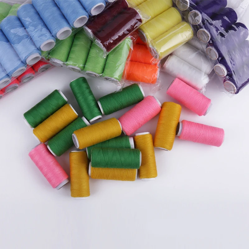 10pieces/lot 10 Colour Random Sewing Thread Tools Quilting Supplies Polyester Embroidery for Sewing Machine Hand Stitching