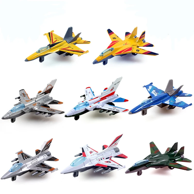 

DiBang Plane stylingkids Children alloy back to combat aircraft Military aviation model truck toys for children Free Shipping