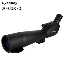 Eyeskey угловой 20-60x70 Zoom Водонепроницаемый с фокусирующей оптикой для наблюдения точечных целей w/штатив BAK4 для охоты для наблюдения за птицами