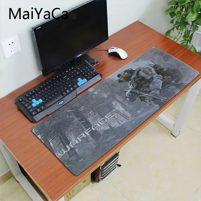 Maiyaca warface красивый коврик для мышки в стиле аниме большой игровой коврик для мыши - Цвет: Lock Edge 30X70cm