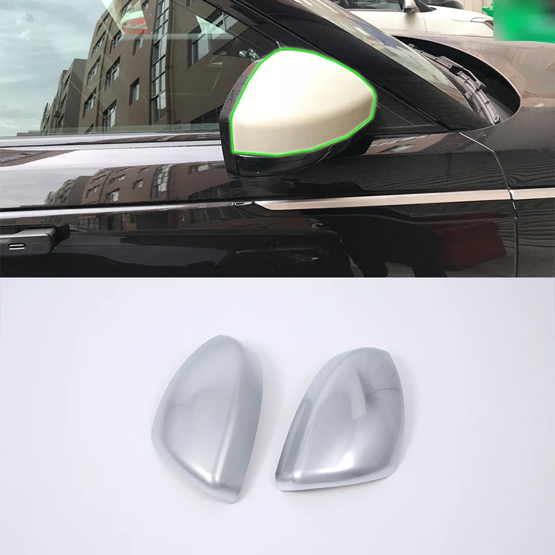 

Car Accessories Exterior Decoration ABS Chrome Rearview Side Door Mirror Cover Trim For Landrover Velar 2018 Car-styling