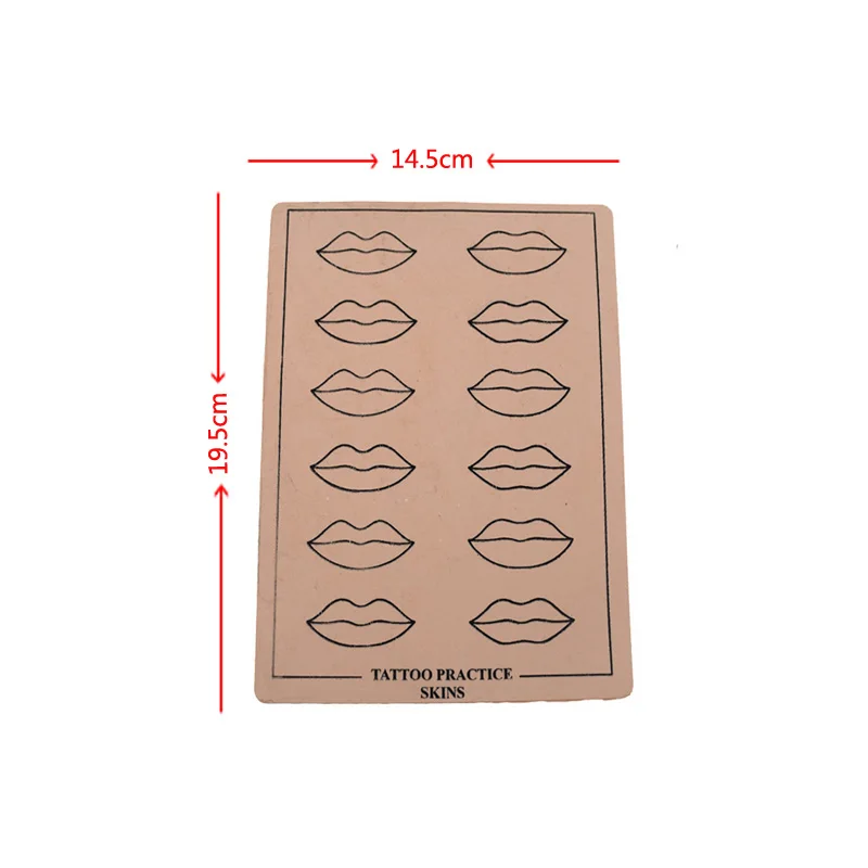 Tattoo Practice Skin 3D Cosmetic Permanent Makeup Eyebrow Eye Practice Skin